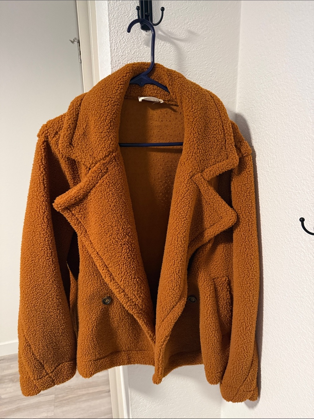 Cozy Women's Rust Sherpa Jacket